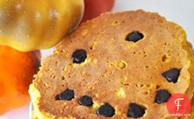Jack-O-Lantern Pumpkin Pancakes