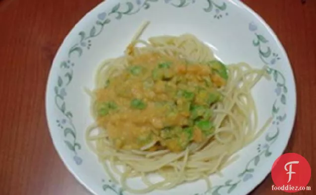 स्वस्थ मलाईदार कबोचा (कद्दू) पास्ता