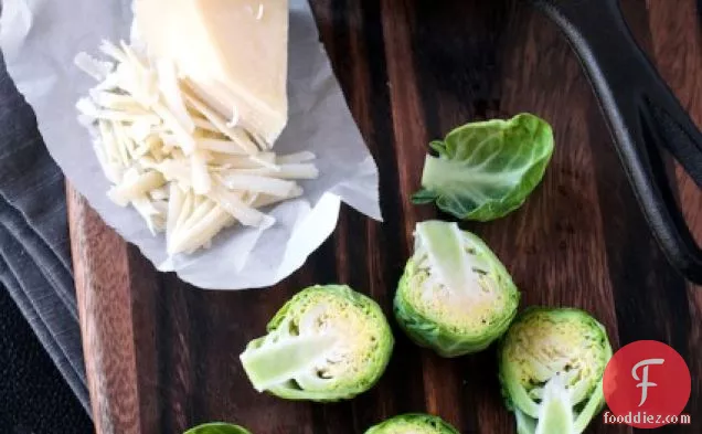 Baked Brussels Sprouts Recipe With Parmesan Cheese