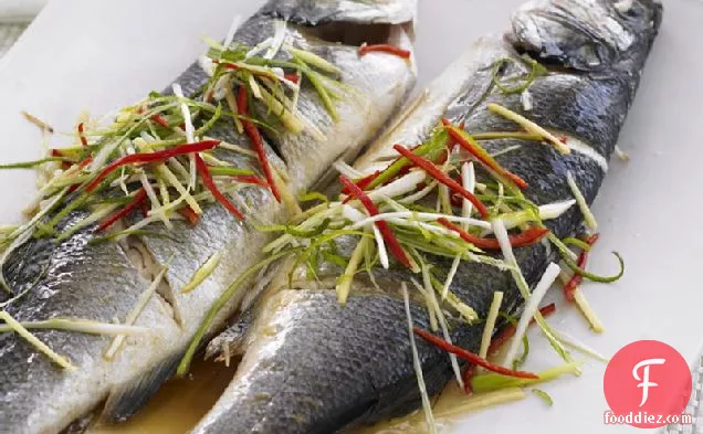 Chinese-style Steamed Bass