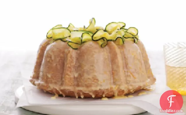 Zucchini Bundt Cake with Orange Glaze