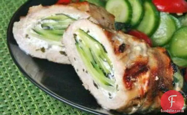 Passover Zucchini-Stuffed Chicken