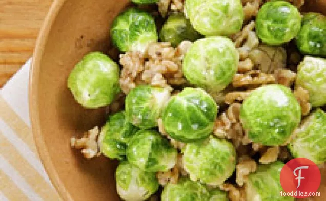 Nutty Brussels Sprouts