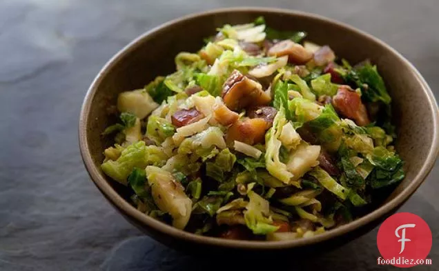Brussels Sprouts With Bacon And Chestnuts