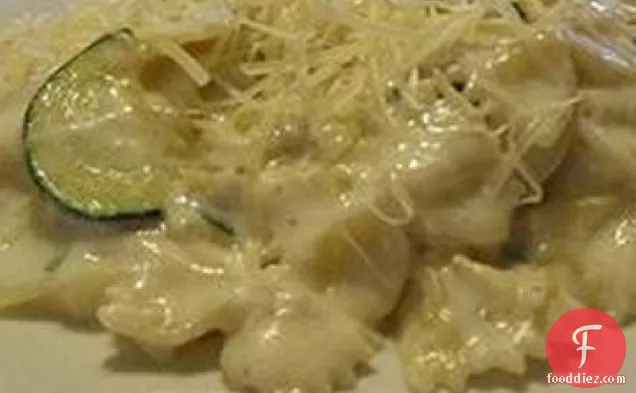 Farfalle Pasta with Zucchini and Lemon-Cream Sauce