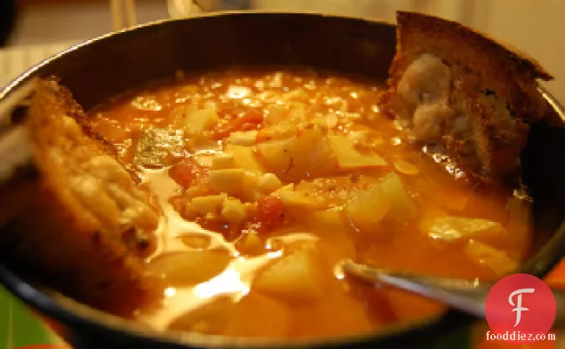 Potato - Zucchini Soup
