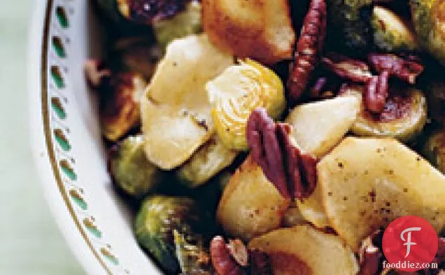 Brussels Sprouts With Parsnips