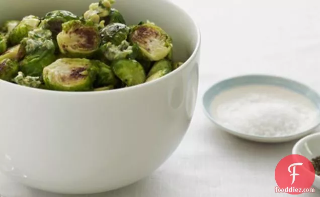 Roasted Brussels Sprouts With Herb Butter