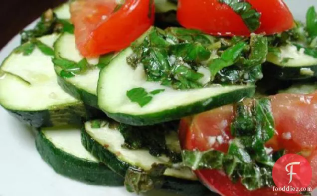 Broiled Zucchini With Herbs