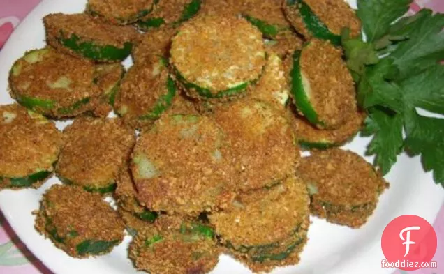 Clare's Baked Zucchini Coins