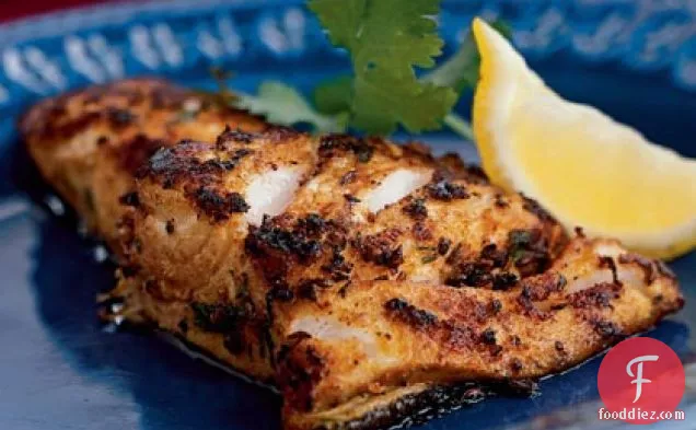 Sea Bass Crusted with Moroccan Spices