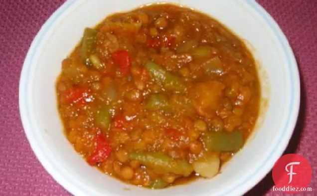 Italian Lentil & Vegetable Stew (Crock Pot)