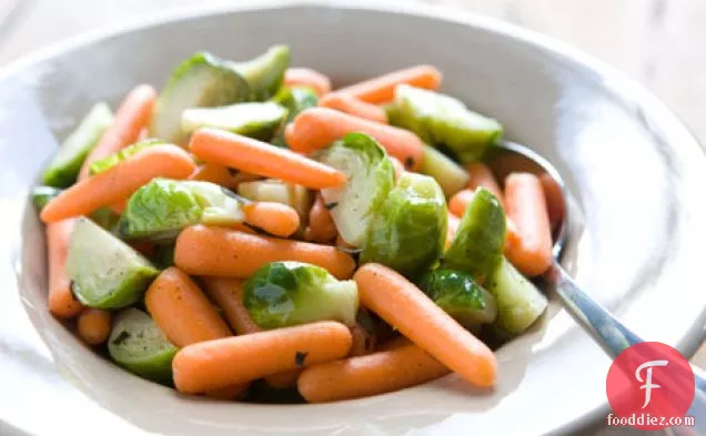 Carrots And Brussels Sprouts