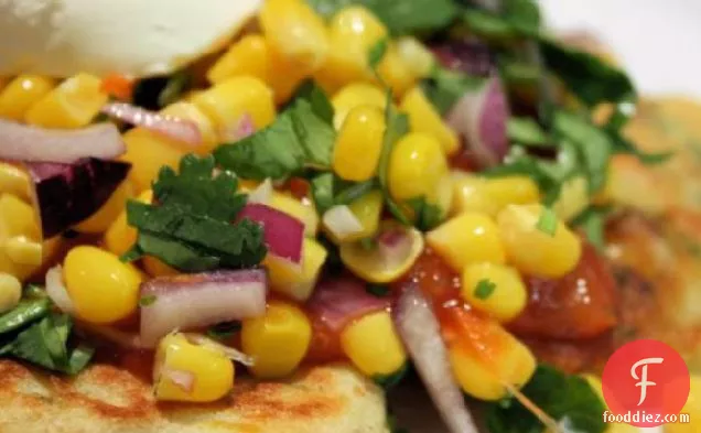 Vegetable Fritters With Corn Salsa (Can Be Gluten-Free)