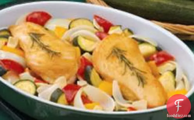 Rosemary-Garlic Chicken and Veggies