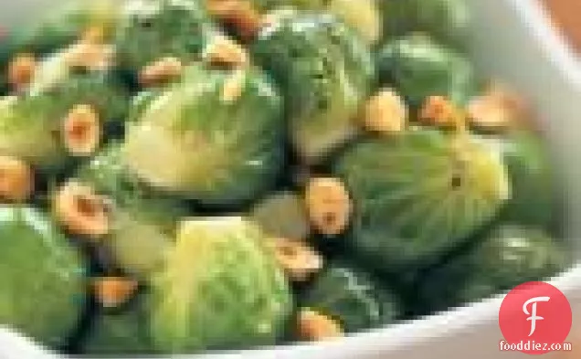 Brussels Sprouts With Toasted Hazelnuts