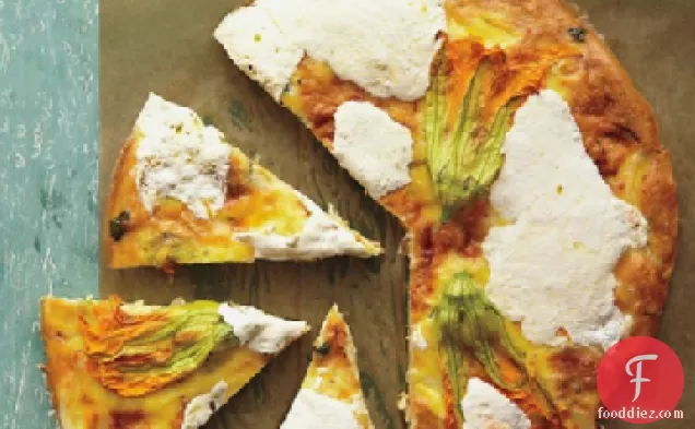 Squash-Blossom Frittata