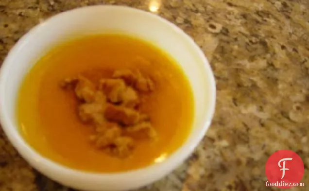 मीठा और मलाईदार बटरनट स्क्वैश सूप