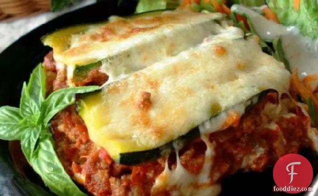 Zucchini Lasagna (Lasagne) - Low Carb