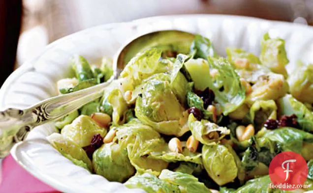 Brussels Sprouts with Currants and Pine Nuts