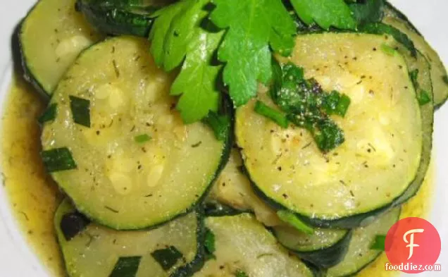 Zucchini With Summer Herbs