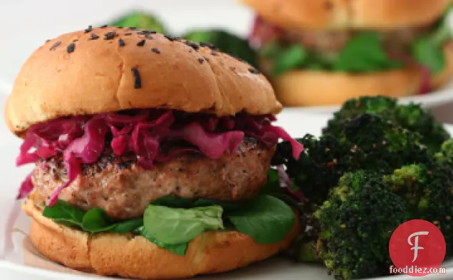 Rosemary Grilled Turkey Burgers