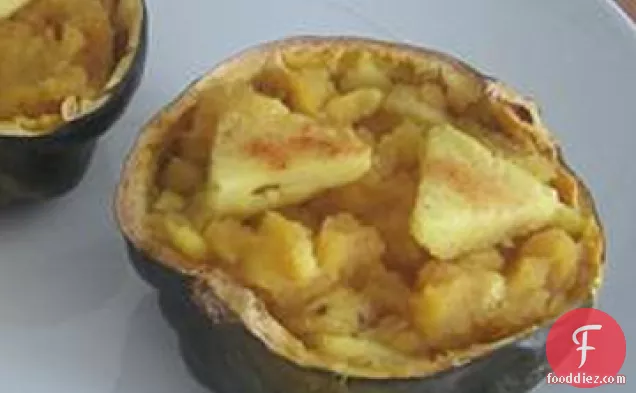 Pineapple Cinnamon Stuffed Acorn Squash