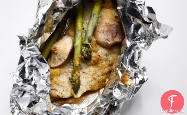 Sea Bass With Asparagus