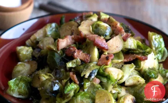 Braised Brussels Sprouts With Bacon Recipe