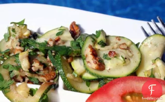 Grilled Courgette Salad