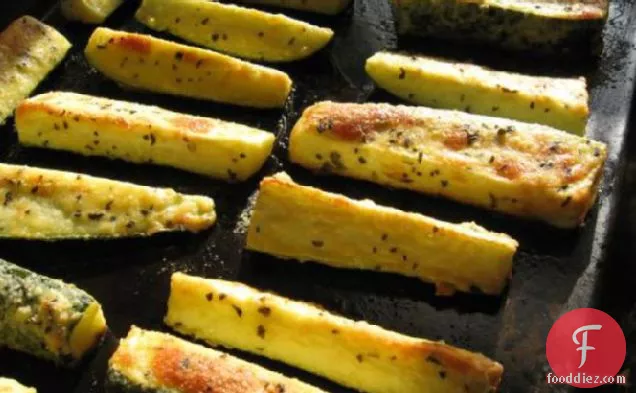 Parmesan Crusted Zucchini