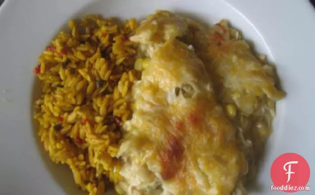 सबसे अच्छा, सबसे आसान और कम वसा! चिकन वर्डे एनचिलाडस