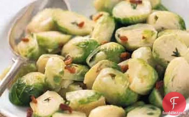 Brussels Sprouts with Bacon and Thyme