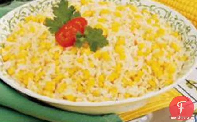 Roasted Corn and Garlic Rice