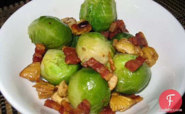 Brussels Sprouts With Pancetta And Chestnuts