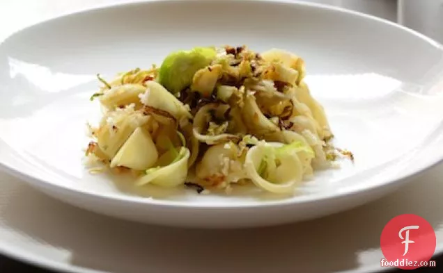 Orecchiette Pasta With Crisp Roasted Brussels Sprouts