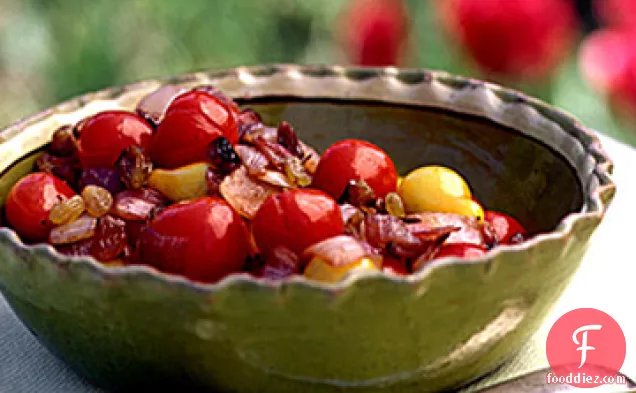 Roasted Onion and Cherry-Tomato Compote