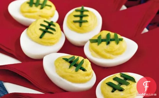 Spicy-Sweet Deviled Eggs