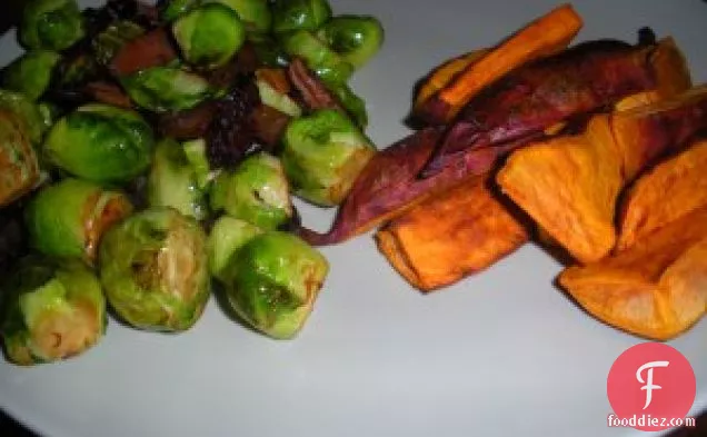 Brussel Sprouts & Sweet Potatoes