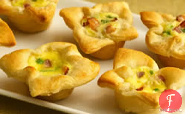 Onion-Cheese Custard Tartlets