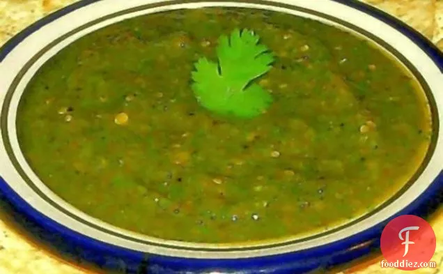 Spicy Crock Pot Chicken Chile Verde (Low Fat)