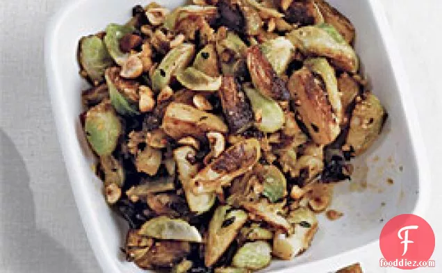 Brussels Sprouts With Toasted Hazelnut Butter