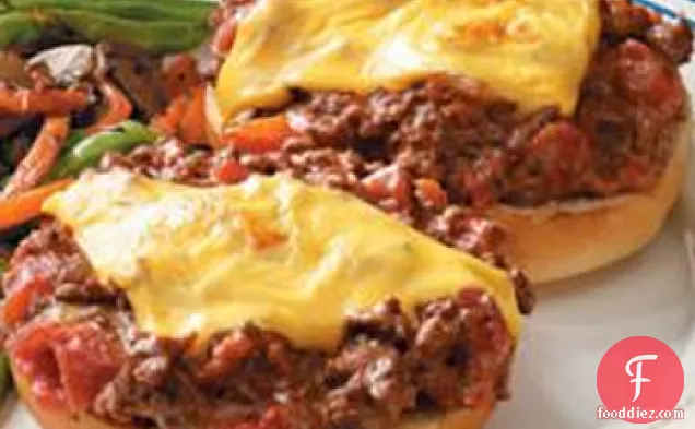 Broiled Pizza Burgers
