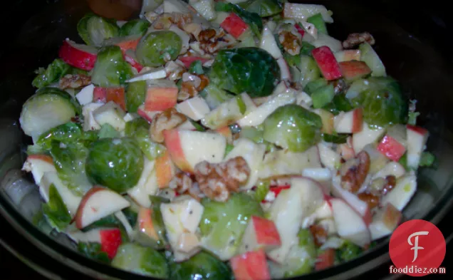 Waldorf Salad With Brussels Sprouts