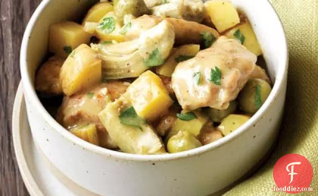 Chicken Stew with Olives and Lemon