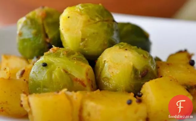 Tangy And Tasty Brussels Sprouts And Potato