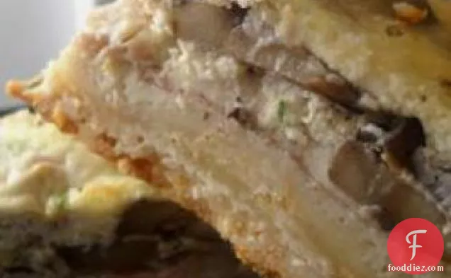 Artichoke, Mushroom and Parma Ham Tart