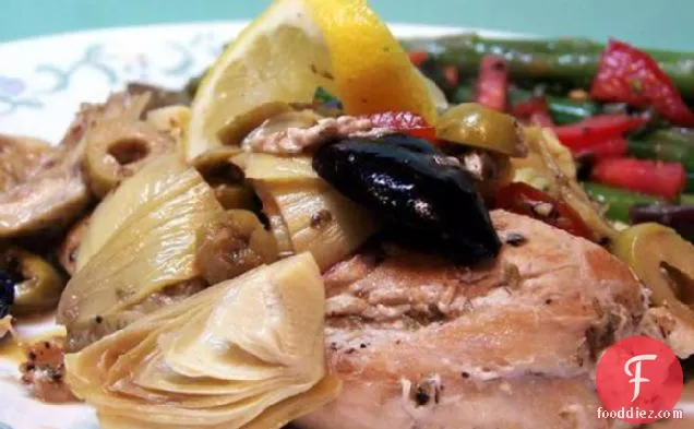 Chicken Artichoke Skillet