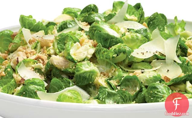 Nutty Warm Brussels Sprouts Salad