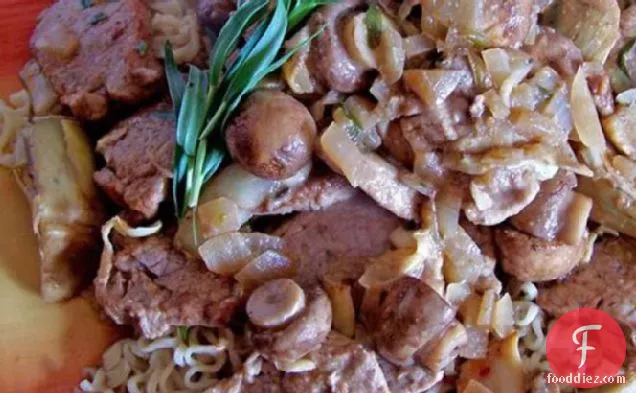 Pork with Artichokes and Mushrooms